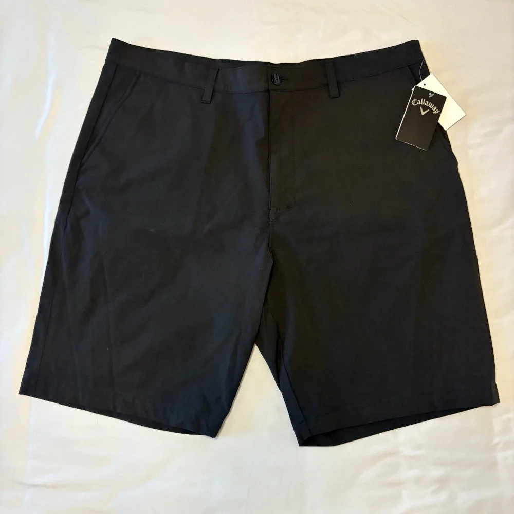 Callaway Golf Shorts NWT Black Heather Size 38W